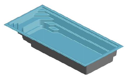 splash fiber havuz teknik çizim