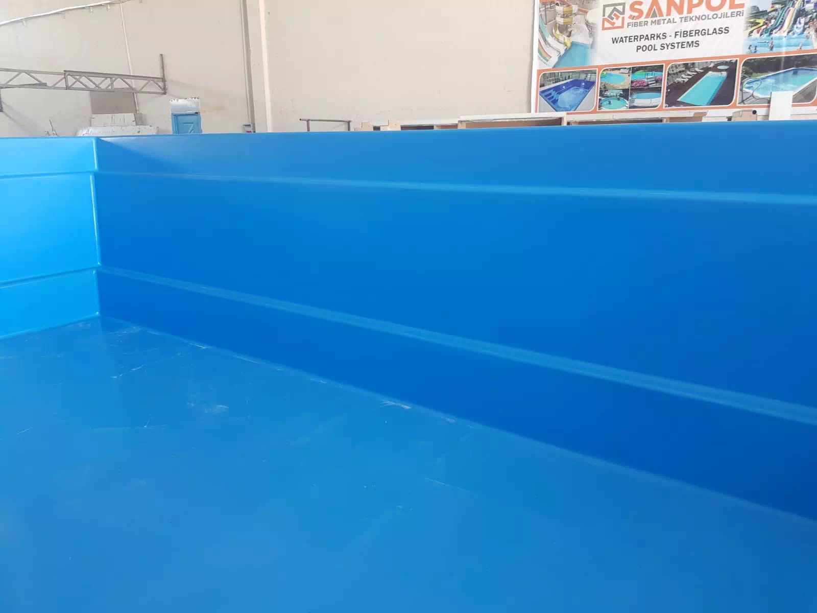 fiber havuz taşıma ve montaş aşamaları