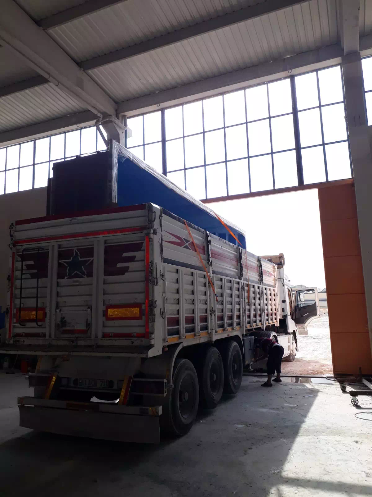 fiber havuz taşıma ve montaş aşamaları