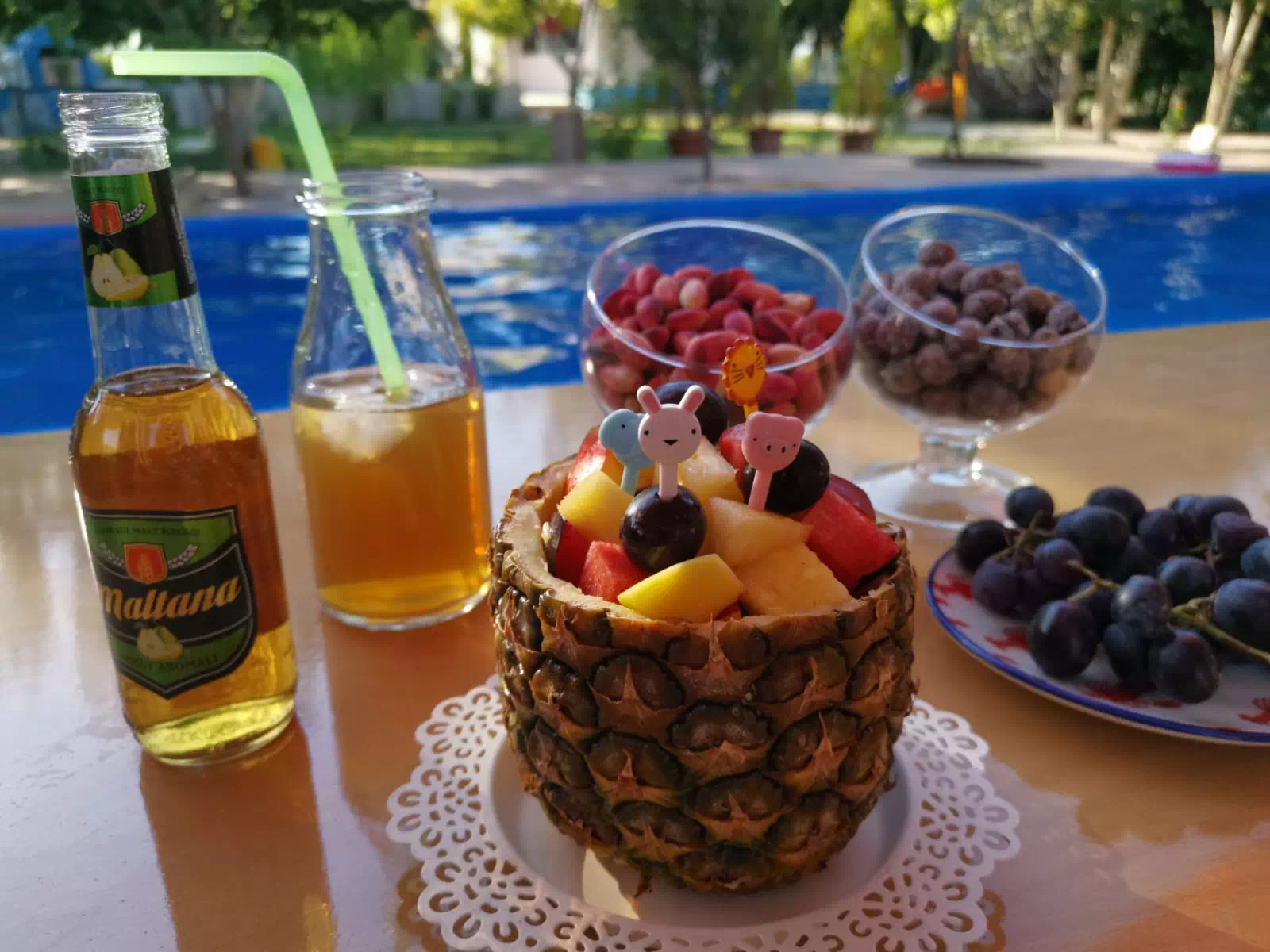 fiber havuz taşıma ve montaş aşamaları