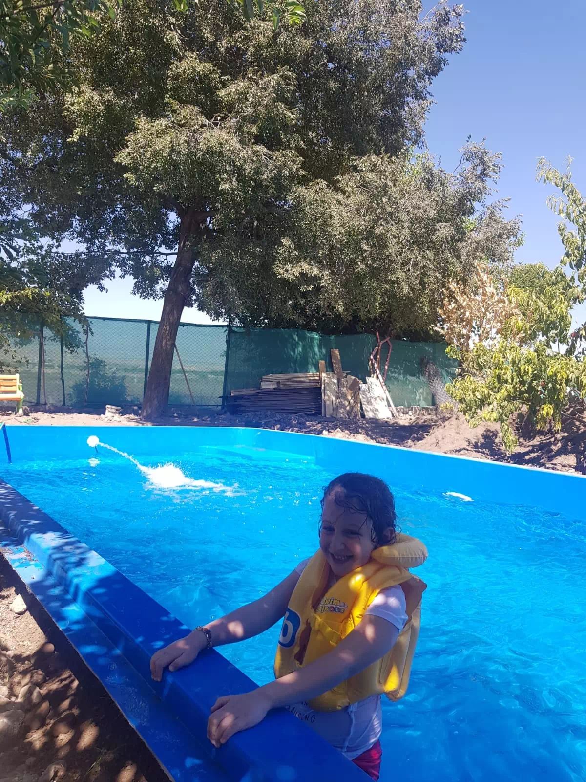 fiber havuz taşıma ve montaş aşamaları